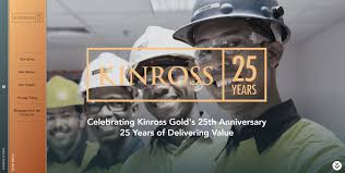 It depends on what year anniversary it is, for instance; Kinross Launches 25 Year Anniversary Microsite Kinross World Online Newsletter Kinross World Online Newsletter