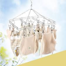 Collapsible into a slim width for a clothing rack offers you a convenient way of drying your clothes without exposing them to the. Peroptimist Laundry Drying Rack Rectangle Hanging Clothes Dryer With 20 Clothes Pins Hangers With Clips Indoor Outdoor Laundry Hanger Silver Walmart Com Walmart Com