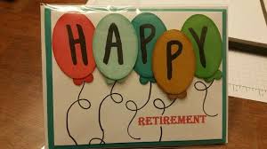 Comical sayings you can write in a card for the lucky soul heading into their next chapter of life: Retirement Card Using Stamping Up Layered Letters Alphabet 138692 Retirement Cards Handmade Cards Handmade Retirement Cards