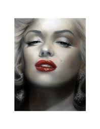 Shen Limited Edition Signed Giclee Ed. 200:"Marilyn, Red Lips"