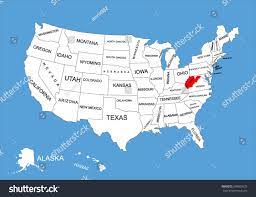 West Virginia In Us Map West Virginia State Usa Vector Map Stock Vector (Royalty Free) 309562679 |  Shutterstock
