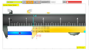 Change friction and see how it affects the motion of objects. Vernier Caliper App Full Screen Version Javascript Html5 Applet Simulation Model Open Educational Resources Open Source Physics Singapore