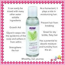 Vegetable glycerin is a natural humectant, which is something my entire bod craves all year round. Badly Want To Use But Not Sure If My Neighborhood Is Humid Enough Glycerin For Hair Healthy Hair Journey Moisturize Hair