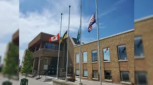 A memorial outside the former kamloops indian residential school, where 215 indigenous children's bodies were found in a mass grave less than a month ago. Ztgtixtc If75m