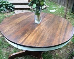 Maybe you would like to learn more about one of these? Antique Oak Pedestal Table Refinished In Annie Sloan Pure White Chalk Paint And Refinished In Dark Waln Coffee Table Redo Kitchen Table Makeover Pedestal Table