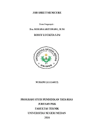 We did not find results for: Job Sheet Menicure Program Studi Pendidi