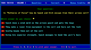 For fans of meerkats, star trek, and knitting. Download Star Trek The Trivia Game My Abandonware