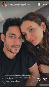 Triptii Dimri's rumoured boyfriend Sam Merchant wishes her