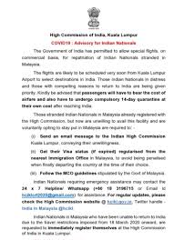 Get detailed information about the high commission of india, kuala lumpur. Return Of Indian Nationals Stranded Abroad Expat S Talk Indians Abroad