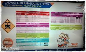 Ka senja utama solo adalah kereta api jarak jauh stainless steel di bawah manajemen pt kai. Jadwal Kereta Di Stasiun Ngrombo Q Thrynx Minds
