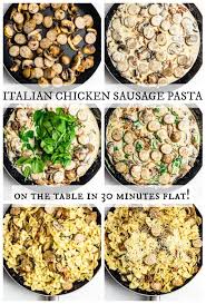 Italian Chicken Sausage Pasta Recipe Chicken Sausage Pasta Chicken Sausage Recipes Mild Italian Chicken Sausage
