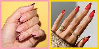 The pink nail polish i. Red Nails 33 Red Nail Art Designs That Are Anything But Boring