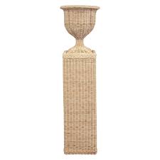 Flared legs give it pyramid shaping that also adds to its stability. Braided Square Base Urn All Furniture Mainly Baskets Home