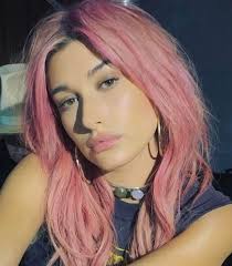 How To Dye Your Hair Pink Without Commitment Pink Hair Dye Hair Color Pink Hailey Baldwin Hair