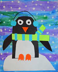 Penguin Ideas And Freebies Winter Art Lesson Penguin Crafts Preschool Winter Art Projects
