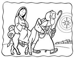 Keep your kids busy doing something fun and creative by printing out free coloring pages. Mary And Joseph Journey To Bethlehem Coloring Page Navidad Preescolar Paginas Para Colorear De Navidad Jesus Para Colorear
