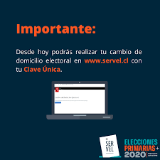 Este sábado 21 de noviembre de 2020 las direcciones regionales de servel atenderán desde las 09.00 y hasta las 16:00 hrs. Facebook