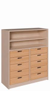 Schrank 70x185 cm mit 5 verstellbaren einlegeböden sägeraue eichefarben bügelgriffe alufarben 2 drehtüren mehrzweckschrank hier online bestellen! Schrank Mit 10 Massivholzschuben Und Einlegeboden B H T 102 X 120 X 40 Cm Lieblingsshop Kitaeinkauf De