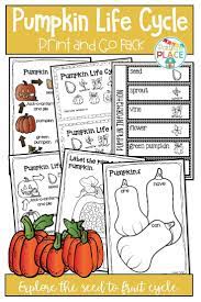 Pumpkin Life Cycle Activities And Worksheets Pumpkin Life Cycle Life Cycles Activities Life Cycles