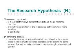 In the context of the scientific method, this description is somewhat correct. Hypothesis Testing Null Hypothesis And Research Hypothesis Ppt Video Online Download