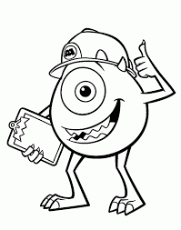 Printable cartoon characters coloring pages. Monsters University Coloring Pages Best Coloring Pages For Kids Monster Coloring Pages Disney Coloring Pages Cartoon Coloring Pages
