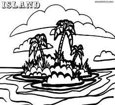 They have become more common in their following appearances, to the point of being fairly uncommon at most in some games. Coloring Page Of An Island Coloring Home
