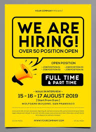 Job Vacancy Flyer By Monogrph On Envato Elements Brosur Fotografi Lol