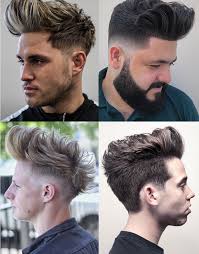 Classic pompadour haircut with a fade. Modern Pompadour Haircuts Magnusfido