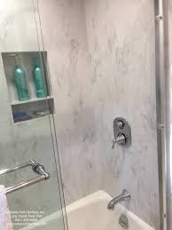 Corian Shower Bath Wall In Rain Cloud Seamless Installation Corian Shower Walls Shower Bath Corian