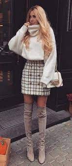 Super Dress Casual For School Lazy Days Ideas Fashion Checked Skirt Outfit Cute Fall Outfits