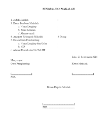 Download karya tulis ilmiah tentang pendidikan doc. Contoh Lembar Pengesahan Karya Tulis Ilmiah Cara Golden
