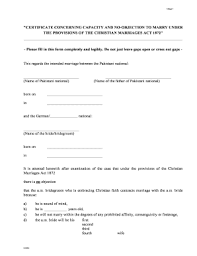 Check spelling or type a new query. No Objection Letter For Marriage Fill Online Printable Fillable Blank Pdffiller