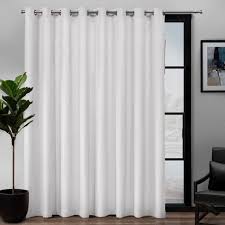Product titlepiccocasa french solid door curtains thermal insulat. Loha Patio Grommet Top Single Curtain Panel Exclusive Home Target