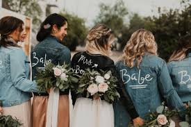12 Fabulous Bridal Jackets From cropped moto jackets emblazoned with your new moniker, to oversized denim jackets flocked with pearls, we've rounded up the best custom wedding jackets for every bridal style. 12 fabulous bridal jackets