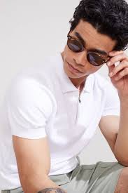 Jameson Carter Trey Knitted Polo Shirt White