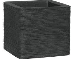Jetzt stöbern, preise vergleichen und online bestellen! Pflanztopf Geli Rillen Kunststoff 30x30x26 Cm Anthrazit Bei Hornbach Kaufen