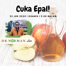 Cuka pel dan madu mempertebal imunitas tubuh Dr Norman Norawi Setiap Kali Saya Live Dan Kendalikan Klinik Online Inilah Soalan Popular Yang Saya Terima 1 Kelebihan Cuka Epal 2 Bagaimana Mahu Ambil Cuka Epal 3 Memilih Cuka Epal