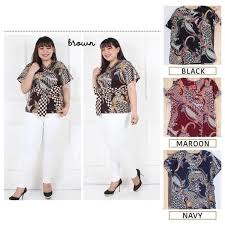Baju dengan motif garis vertikal akan mengurangi efek badan semakin melebar. Jual Baju Kerja Batik Wanita Cewek Gemuk Gendut Jumbo Blouse Wanita Modern Zaman Now Di Lapak At Fourteen Bukalapak