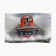 Catchy and easy to remember safety posters we provide only digital content, not physically printed posters Rnli Lifeboat Posters Redbubble