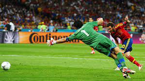 Spain 4 0 Italy Juan Mata 13 Of Spain Scores Their Fourth Goal Past Gianluigi Buffon 1 Of Italy During Their Uefa Eu Euro 2012 Soccer Tournament Juan Mata