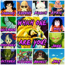 We did not find results for: Which One Are You Base Off F From Birth Month Dragon Ball Super Dragon Ball Art Dbz Characters