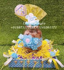 Baby Shower Return Gift Tray Prasentkorb Fur Babys Tischdeko Fur Babyparty Baby Geschenke