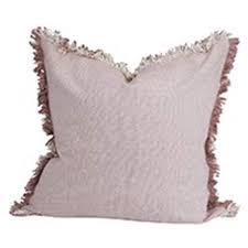 Set Of 2 Light Pink Solid Decorative Pillows With Fringe Overstock 33499216