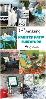Painting Outdoor Furniture For A Beautiful Quick Update Painted Outdoor Furniture Outdoor Furniture Makeover Metal Outdoor Furniture