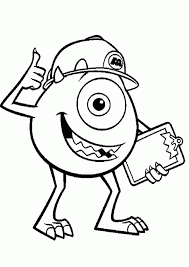Coloring pages, some of the outfits sulley and mike made boo wear before deciding on the monster costume was that of a princess, a witch, a clown, and a doctor. Picture Of Sully From Monsters Inc Coloring Home