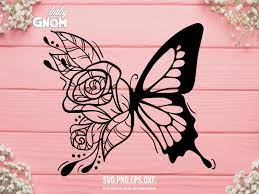 Free Free 189 Butterfly Rose Svg SVG PNG EPS DXF File
