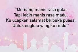 Buat kamu yang sedang mencari ucapan selamat berpuasa untuk orang terkasih atau sekadar caption ig keren bertema ramadhan, jaka telah mengumpulkan yang terbaik untuk kamu, nih! 50 Ucapan Selamat Buka Puasa Romantis Untuk Kekasih Hati Dailysia
