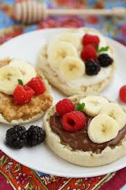 English Muffin Fruit Breakfast Pizzas Recipe Breakfast Fruit Pizza English Muffin Recipes Breakfast Sandwich Recipes