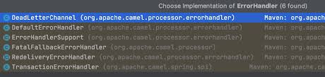 Cxf bean allows you to factor out how message payloads are received from their processing as a restful or soap web service. I Have Issues With The Design Of Onexception Handled True In Apache Camel Stack Overflow