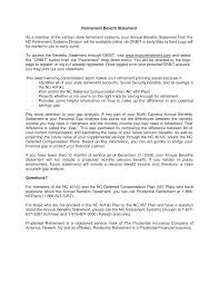 The benefit statement can include specific information about an employee's compensation and when you create a benefit statement, you create benefit statement headings that correspond to the. Https Www Wcigov Com S Retirement Statement Pdf